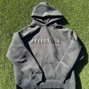Fear of God Essentials Charcoal Hoodie for Men